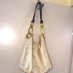 Brown and Cream Hobo Bag